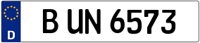 Truck License Plate
